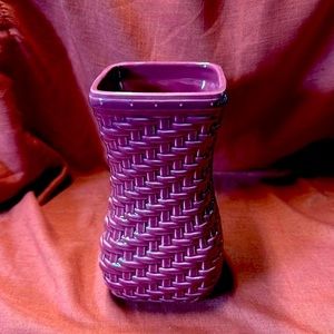 Longaberger paprika vase new in box